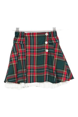 gonna in cotone verde LA STUPENDERIA KIDS | 1TCGN24Z15.